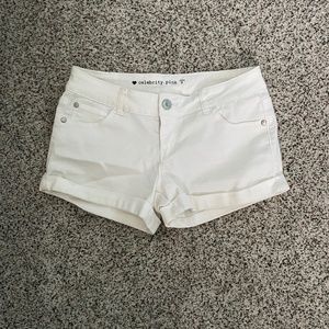 Never worn white jean shorts